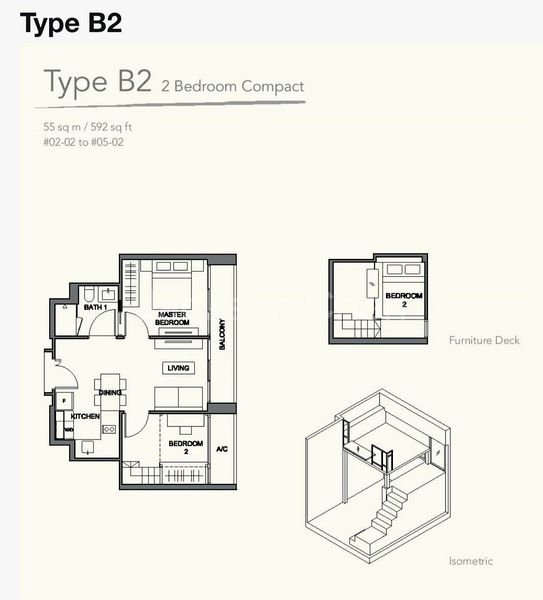 2 Bed Condo for Rent in  The Orient - Image 4